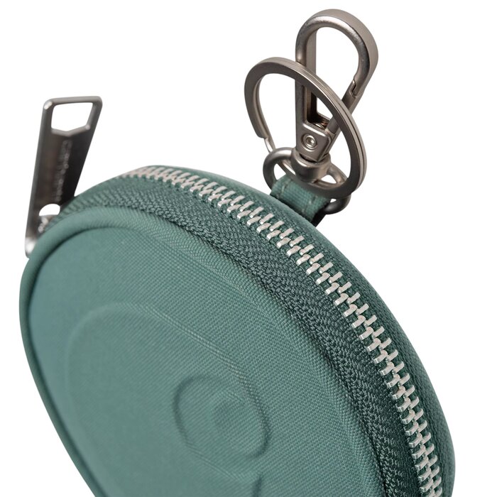 Carhartt WIP Clarton Zip Wallet - Silver Pine