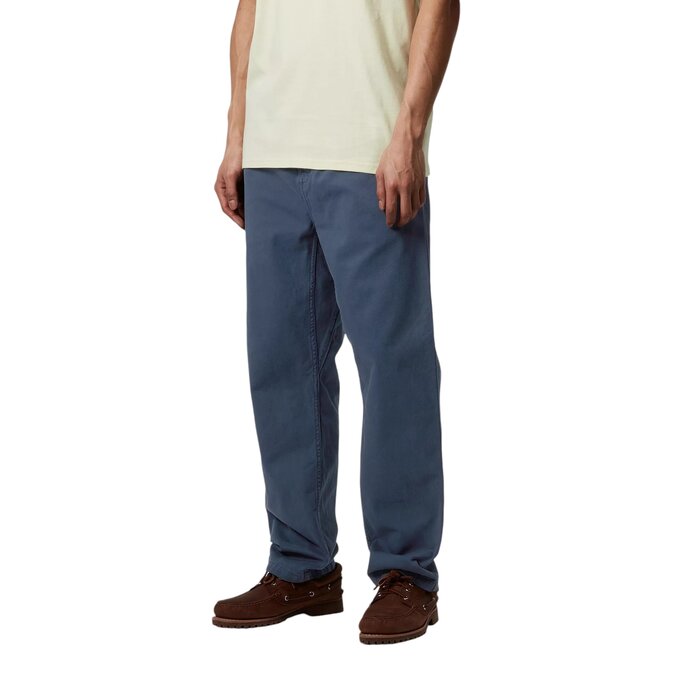 Carhartt WIP Flint Pant - Dusky Blue (Garment Dyed)
