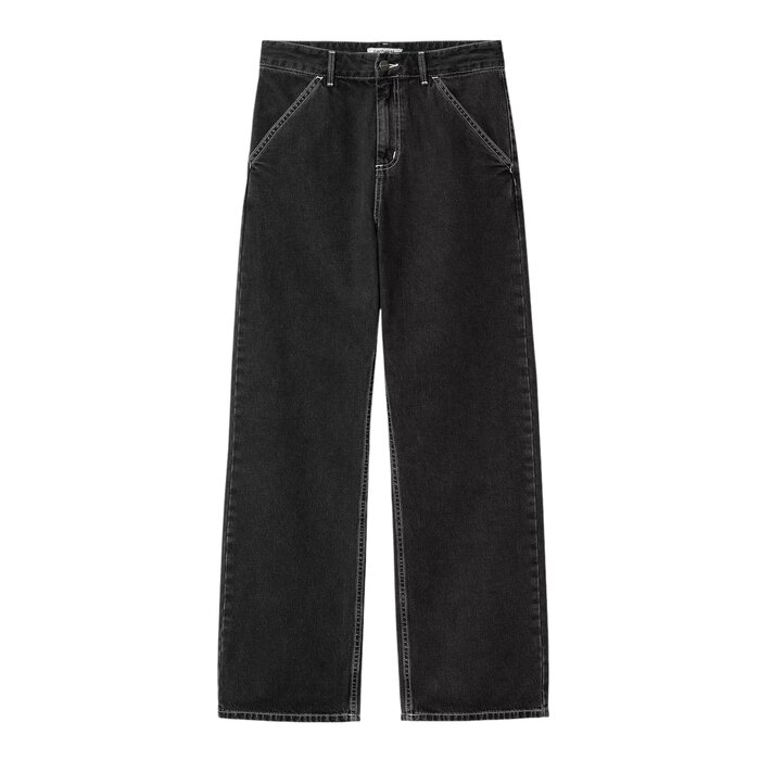 Carhartt WIP W' Simple Pant - Black Stone Washed
