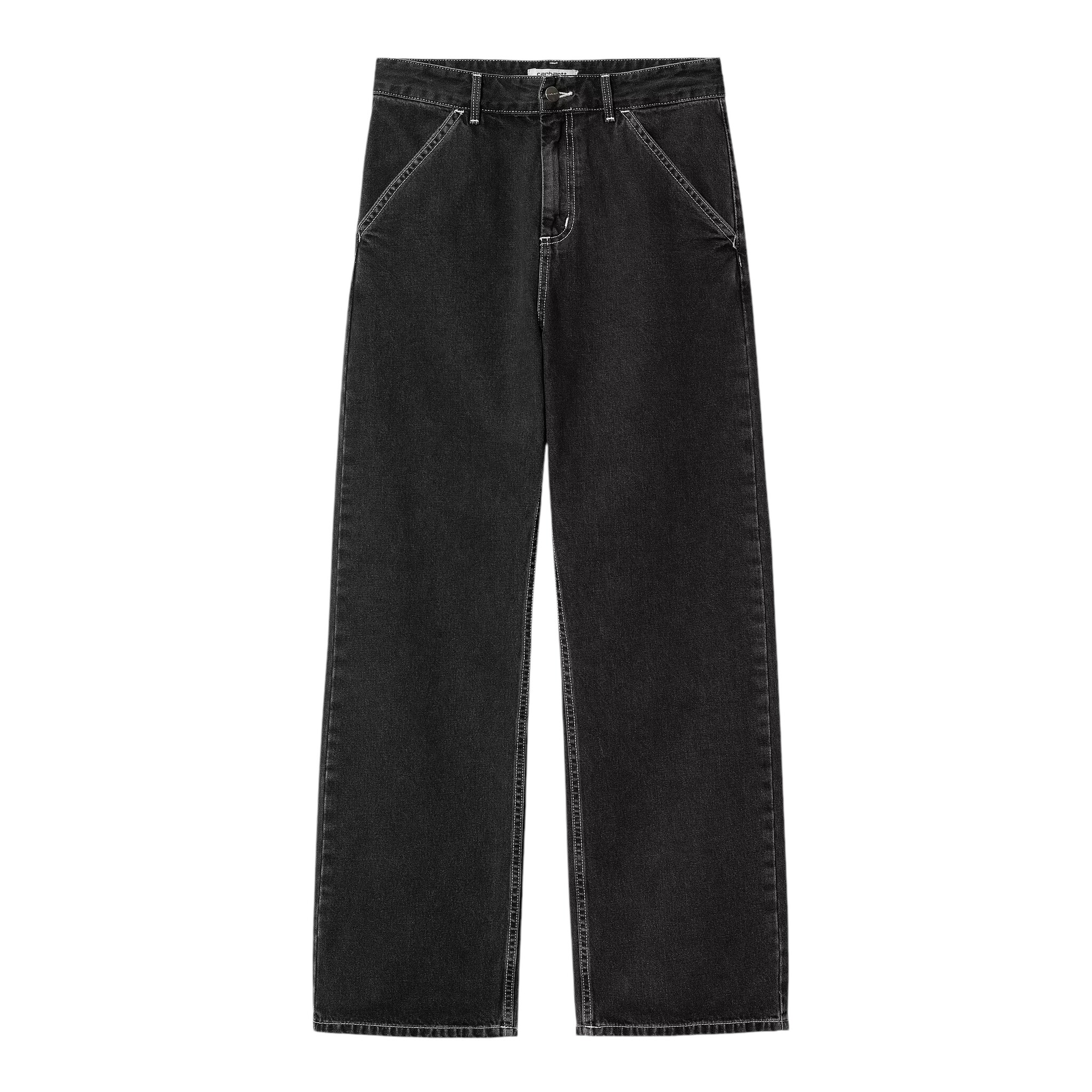 Carhartt WIP W' Simple Pant - Black Stone Washed