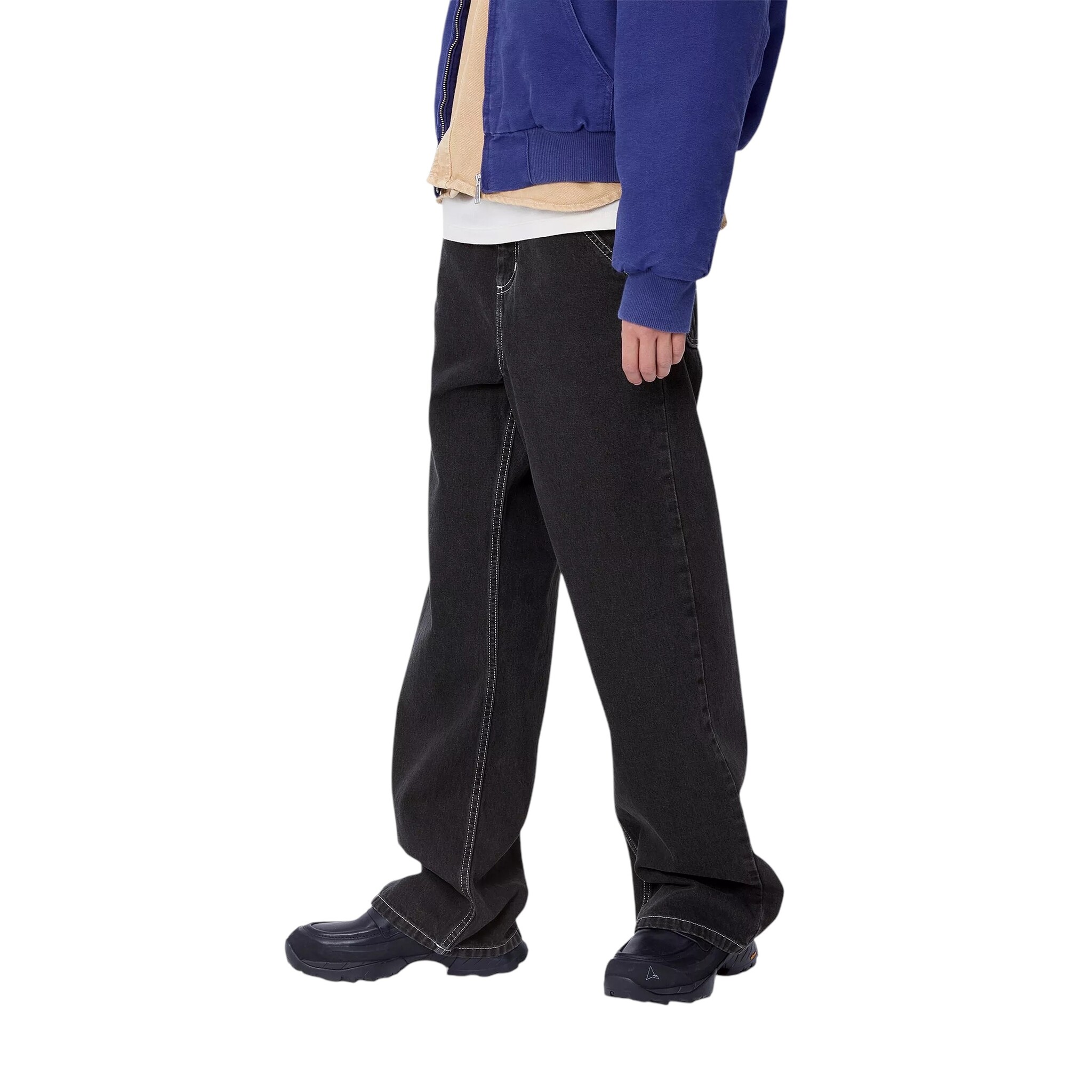 Carhartt WIP W' Simple Pant - Black Stone Washed