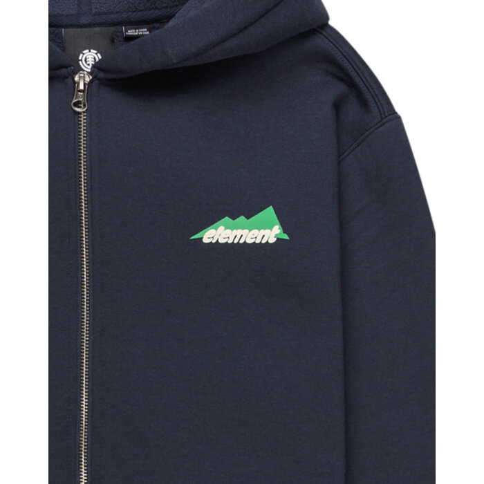 Element Rain Cornell Zip Sweat - Eclipse Navy