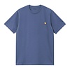 S/S American Script T-Shirt - Blue Iris