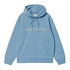 Hooded Carhartt Sweat - Bluebird/Fleur De Sel