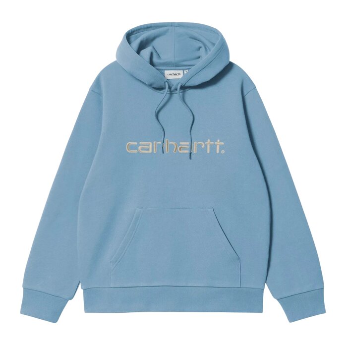 Carhartt WIP Hooded Carhartt Sweat - Bluebird/Fleur De Sel