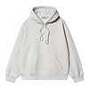 Hooded Carhartt Sweat - Ash Heather/Air Green