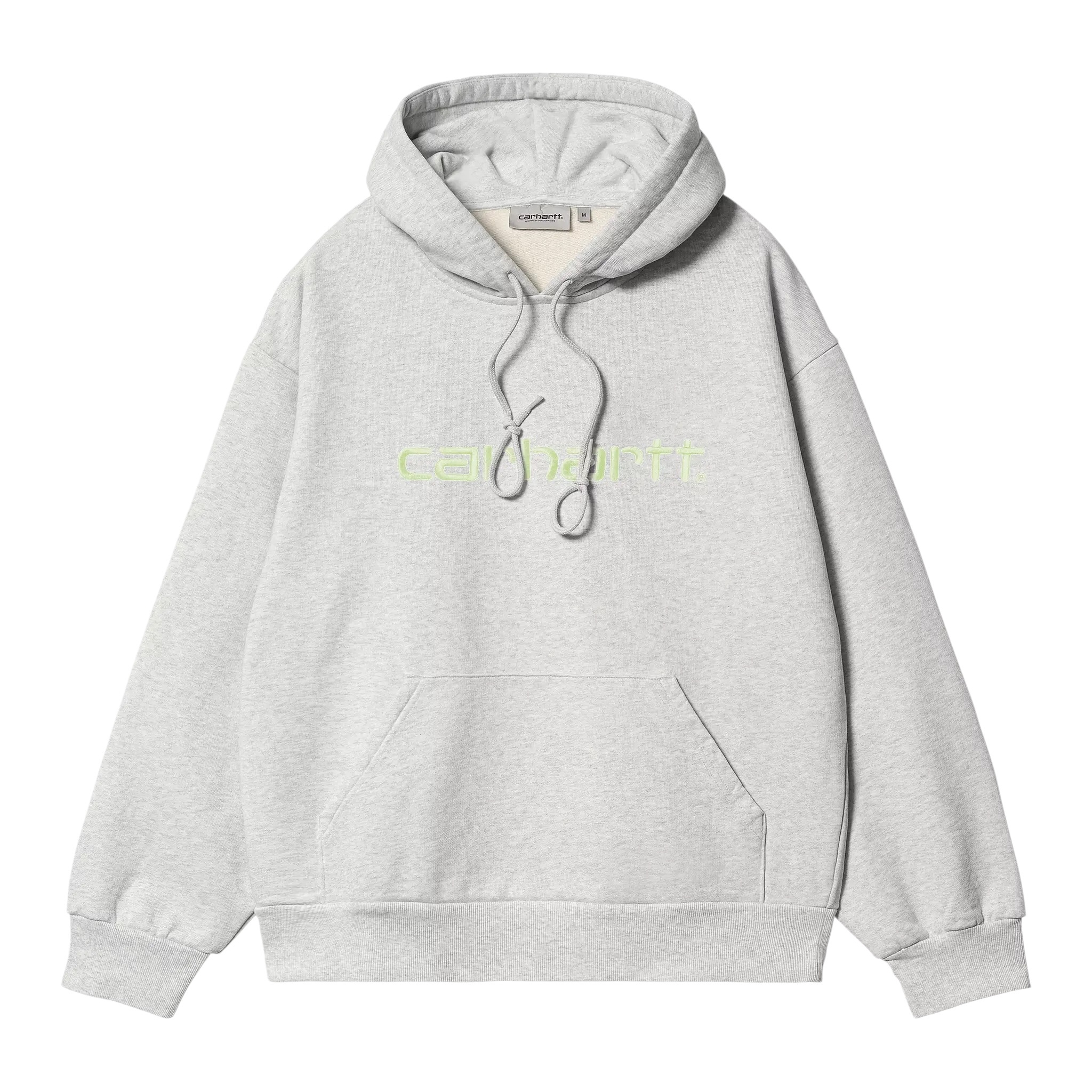 Carhartt WIP Hooded Carhartt Sweat - Ash Heather/Air Green