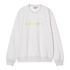 Carhartt Sweat - Ash Heather/Air Green