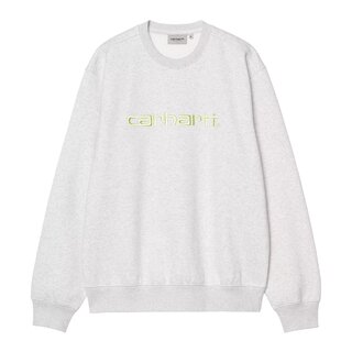 Carhartt WIP Carhartt Sweat - Ash Heather/Air Green