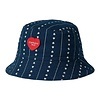 Drewe Bucket Hat - Heart C Pinstripe/Natural Rinsed