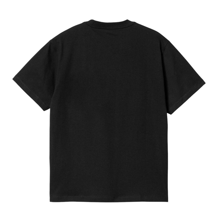 Carhartt WIP W' S/S Pocket Heart T-Shirt - Black/Red