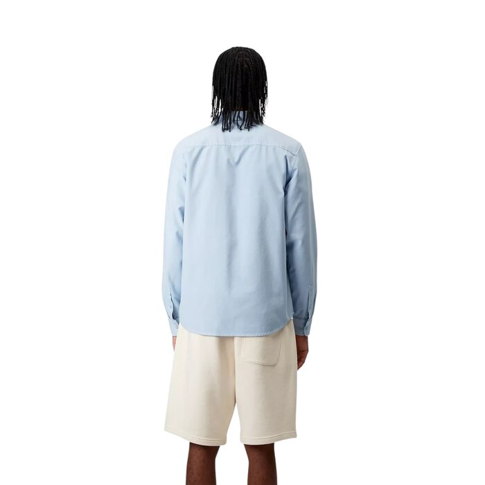 Carhartt WIP L/S Bolton Shirt - Air Sky (Garment Dyed)