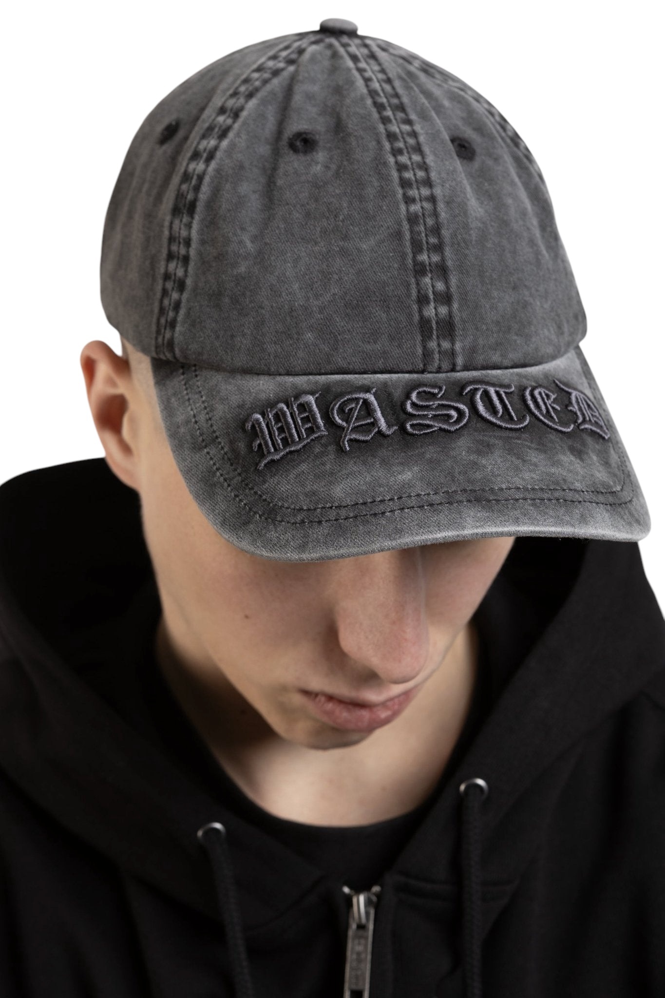 Wasted Paris Kingdom Curve Destroy Cap - Faded Black