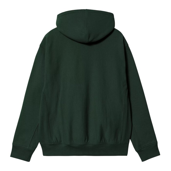 Carhartt WIP Hooded American Script Sweat - Conifer