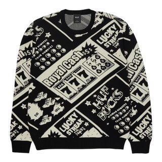 Huf Lucky Crewneck Sweater - Black