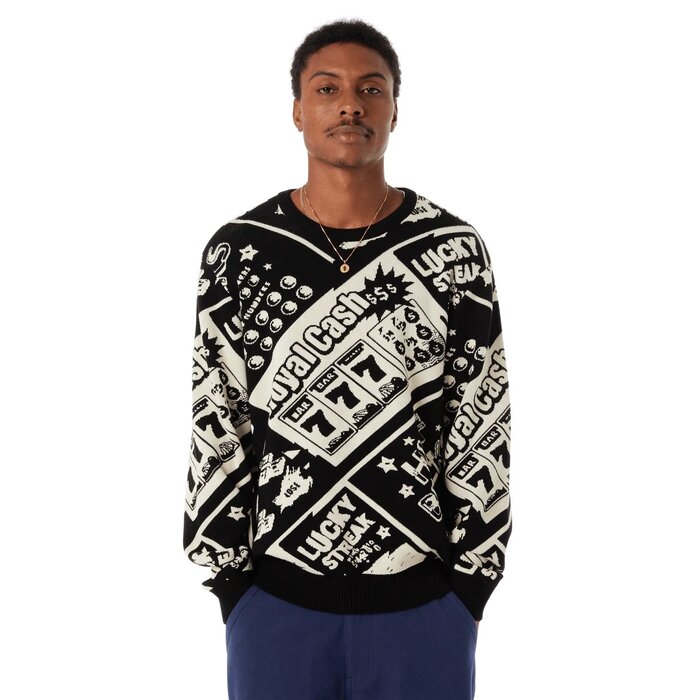 Huf Lucky Crewneck Sweater - Black