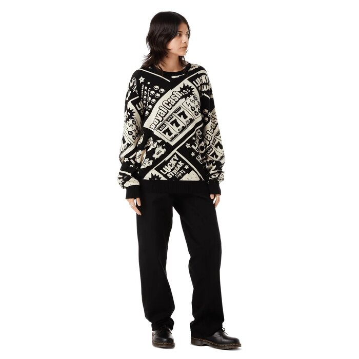 Huf Lucky Crewneck Sweater - Black