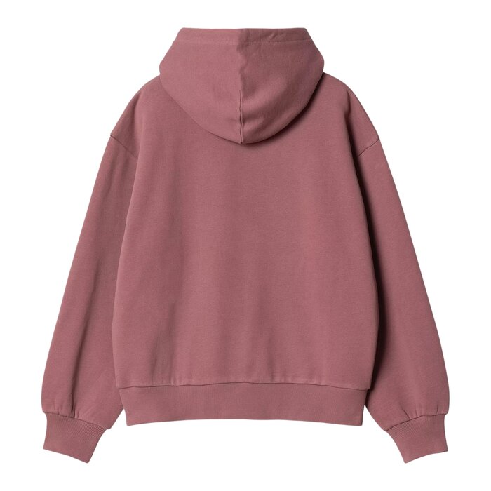 Carhartt WIP W' Hooded Casey Sweatshirt - Dusky Pink/Silver