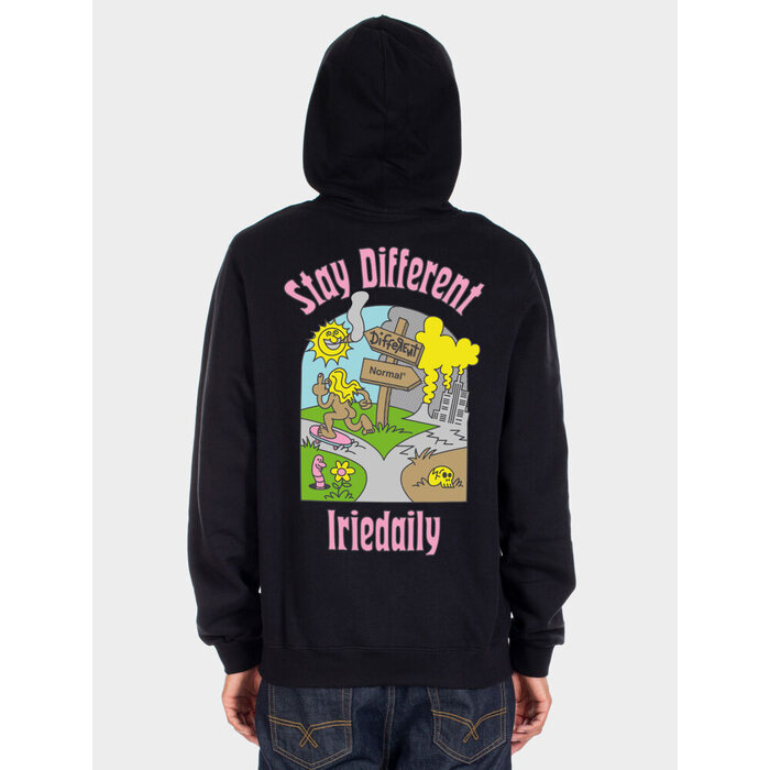 Irie Daily Differ Normal Hoodie - Black