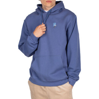 Irie Daily Flag Roller Hoodie - Dove Blue