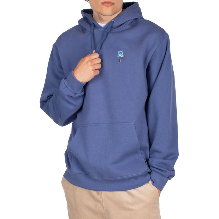 Irie Daily Flag Roller Hoodie - Dove Blue