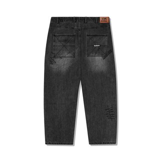 Butter Stitch Denim Jeans - Distressed Grey