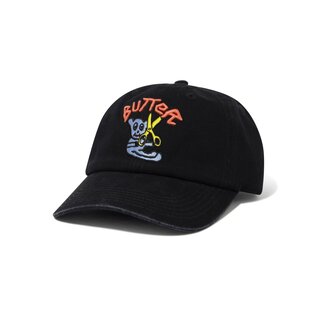 Butter Bear 6 Panel Cap - Black