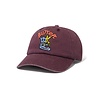 Bear 6 Panel Cap - Wine