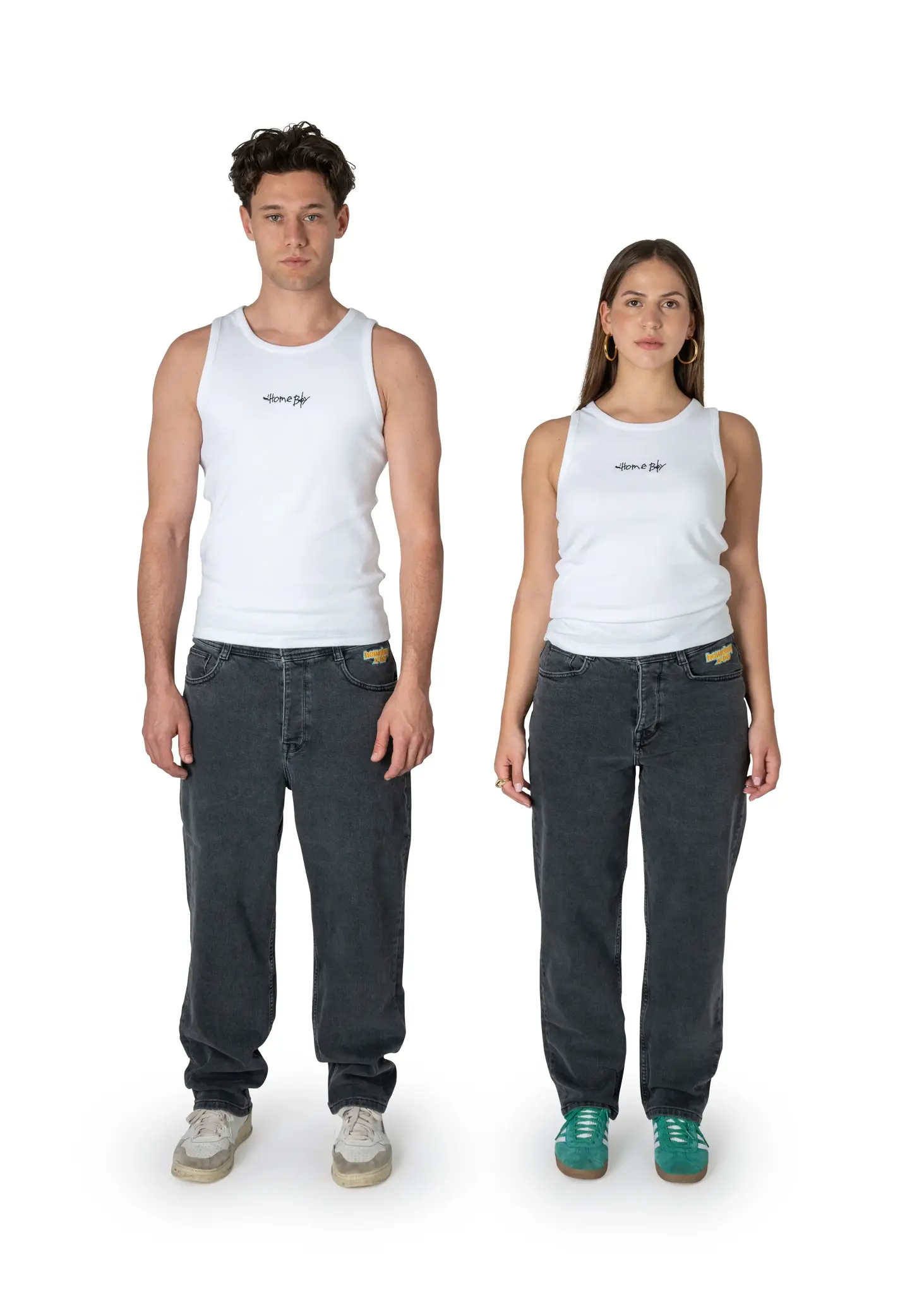 Home Boy X-Tra Baggy Denim - Washed Grey