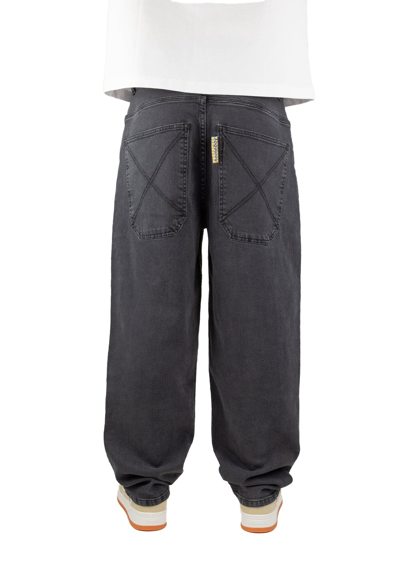 Home Boy X-Tra Baggy Denim - Washed Grey