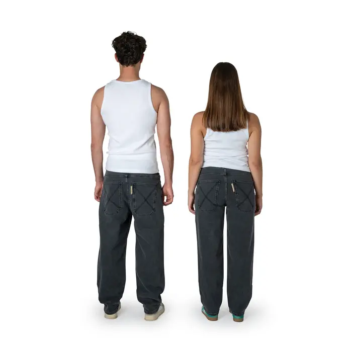 Home Boy X-Tra Baggy Denim - Washed Grey