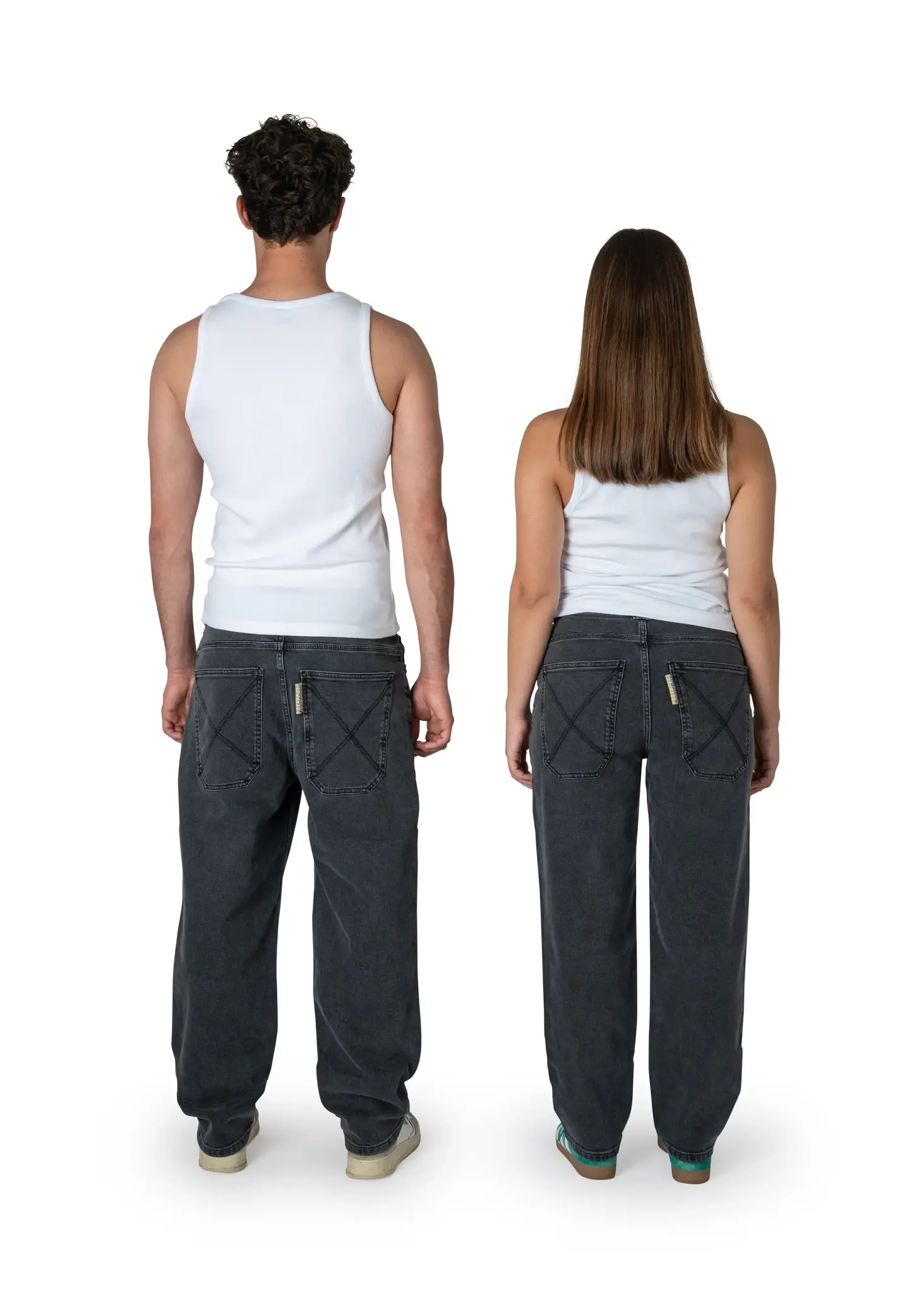 Home Boy X-Tra Baggy Denim - Washed Grey