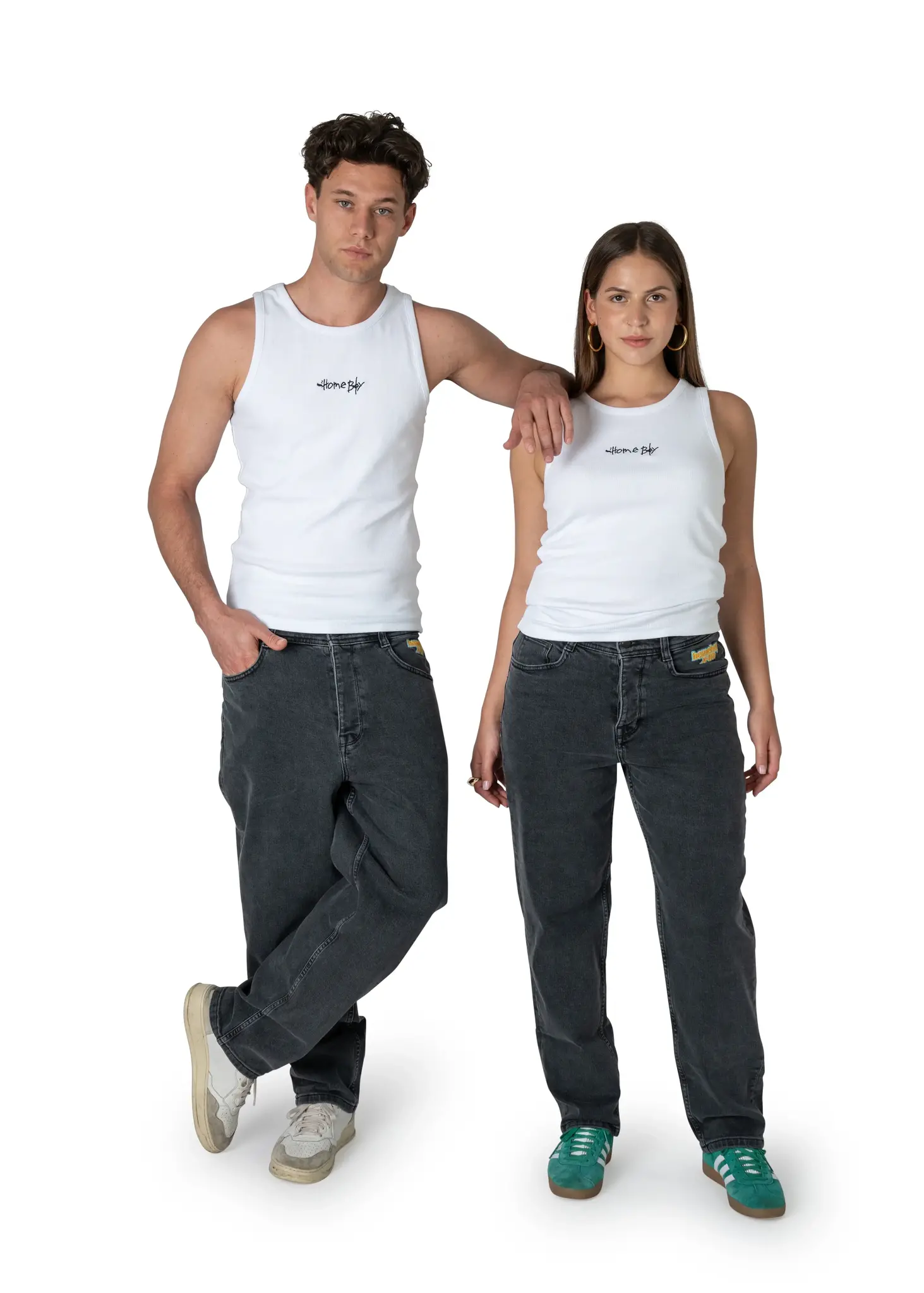 Home Boy X-Tra Baggy Denim - Washed Grey