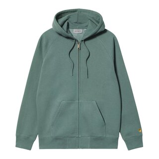 Carhartt WIP Hooded Chase Jacket - Silver Pine/Gold