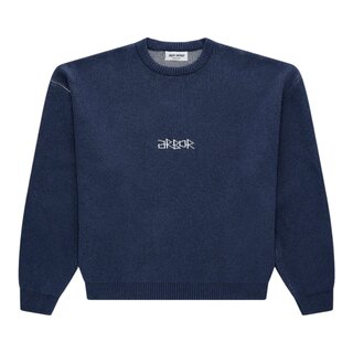 Arbor Antwerp Minimal Logo Knit - Navy
