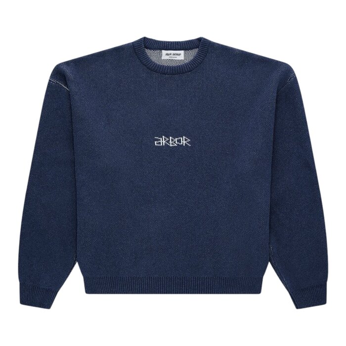 Arbor Antwerp Minimal Logo Knit - Navy