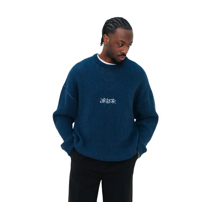 Arbor Antwerp Minimal Logo Knit - Navy