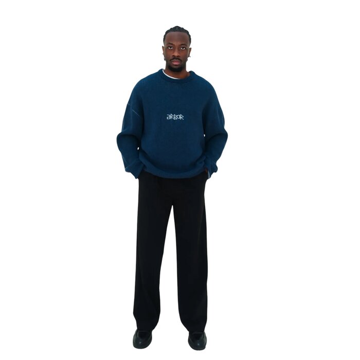 Arbor Antwerp Minimal Logo Knit - Navy