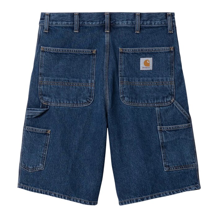 Carhartt WIP Single Knee Short - Blue (Stone Washed)