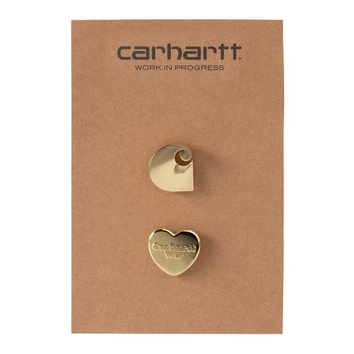 Carhartt WIP Pins Set - Zinc Alloy Gold