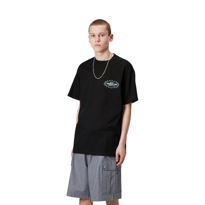 Carhartt WIP S/S Catalogue T-Shirt - Black/Bluebird