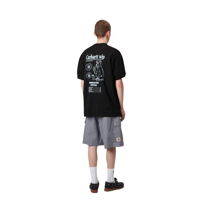 Carhartt WIP S/S Catalogue T-Shirt - Black/Bluebird