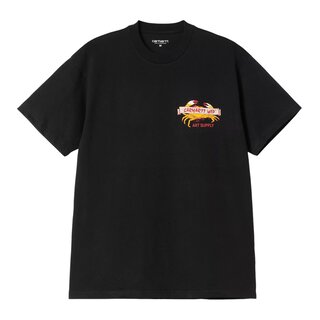 Carhartt WIP S/S Crab Paint T-Shirt - Black