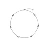 Mini Superstar Necklace Silver - Plata