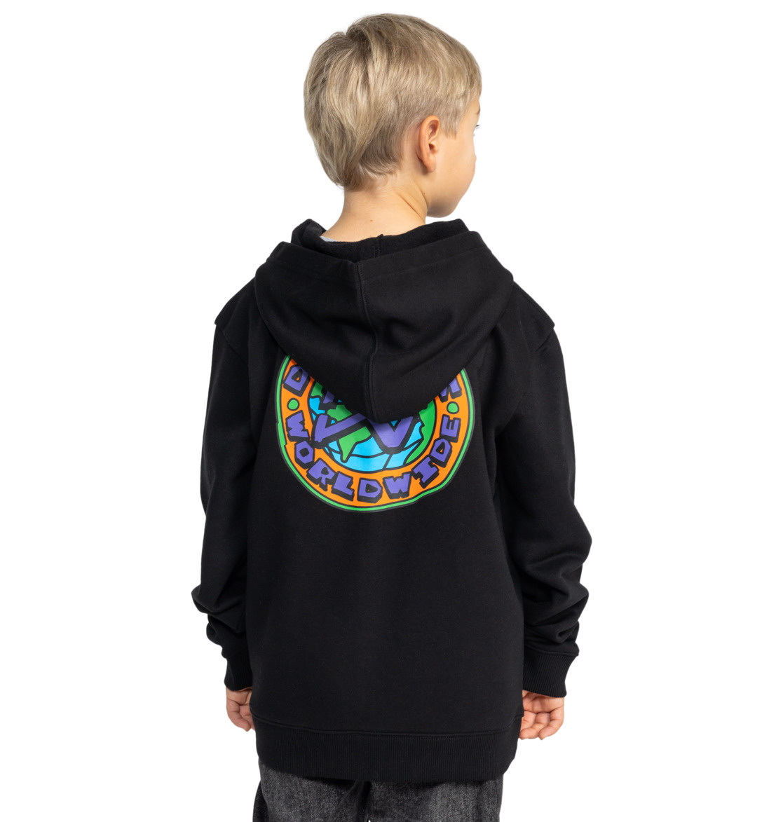 Dc Shoes Spinner Zip Hoodie Boy - Black