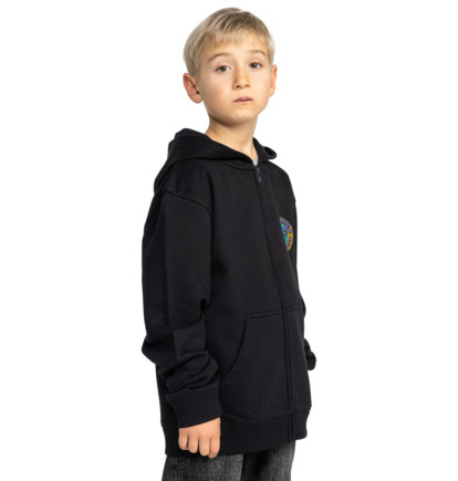 Dc Shoes Spinner Zip Hoodie Boy - Black