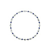Enameled Stars Necklace - Plata