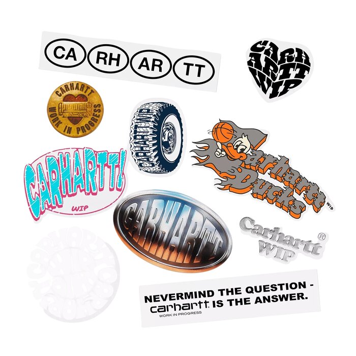 Carhartt WIP Sticker Bag 2025 I (10 Pack) - Multicolor