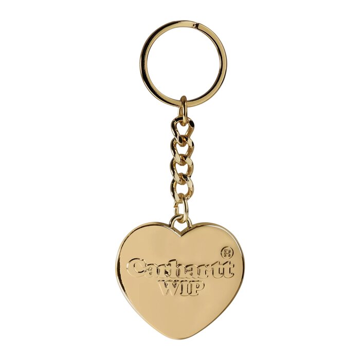Carhartt WIP Heart Keychain - Alloy Gold