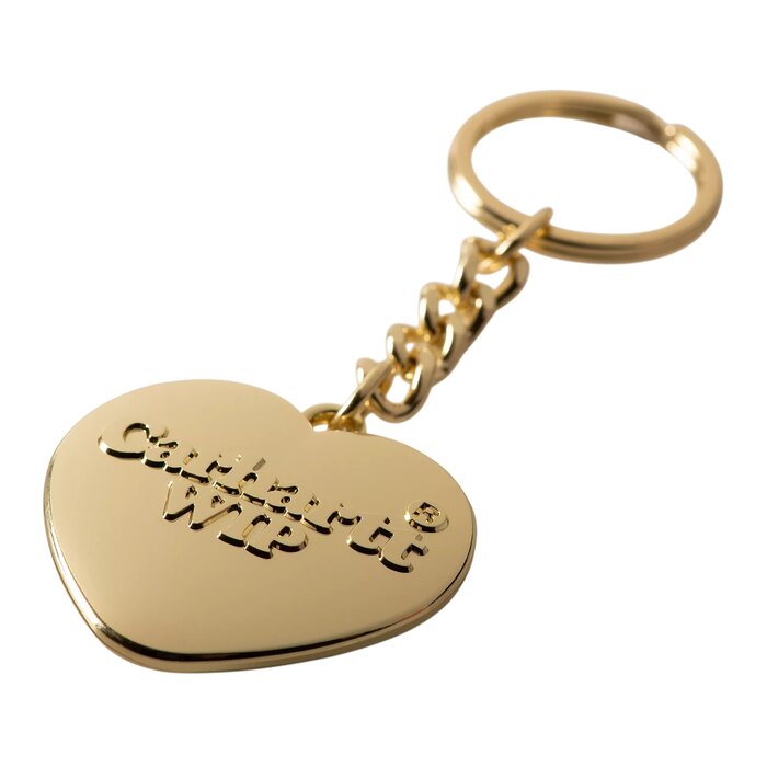 Carhartt WIP Heart Keychain - Alloy Gold